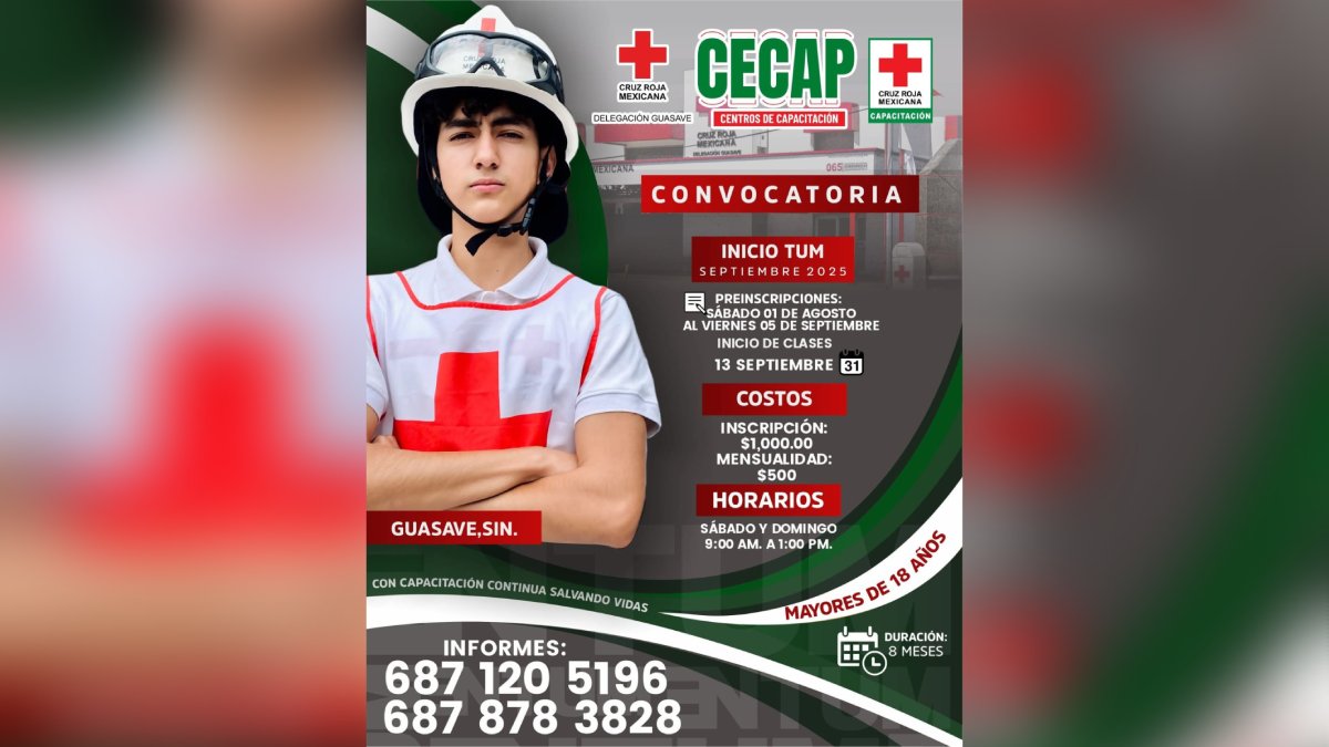 Cruz Roja cursos para Técnico en Urgencias Médicas