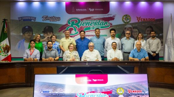 Anuncia Rocha el Cuadrangular del Bienestar de Beisbol DIF Sinaloa, lo recaudado será para Trasplante renal infantil