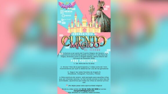 ¡Vive un Cuento Mágico de Verano con la Reina Infantil del Carnaval de Mazatlán 2025!