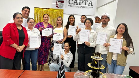Personal de Capta Mazatlán concluye curso de inglés turístico para mejorar atención a visitantes