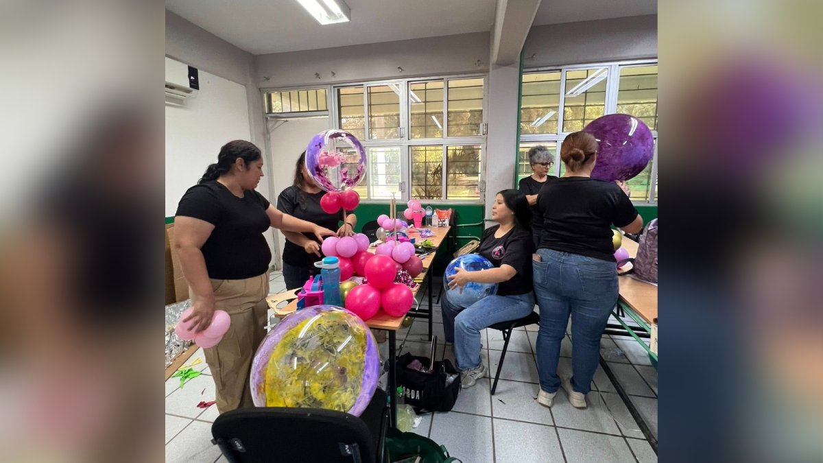 Curso de globoflexia en el Icatsin