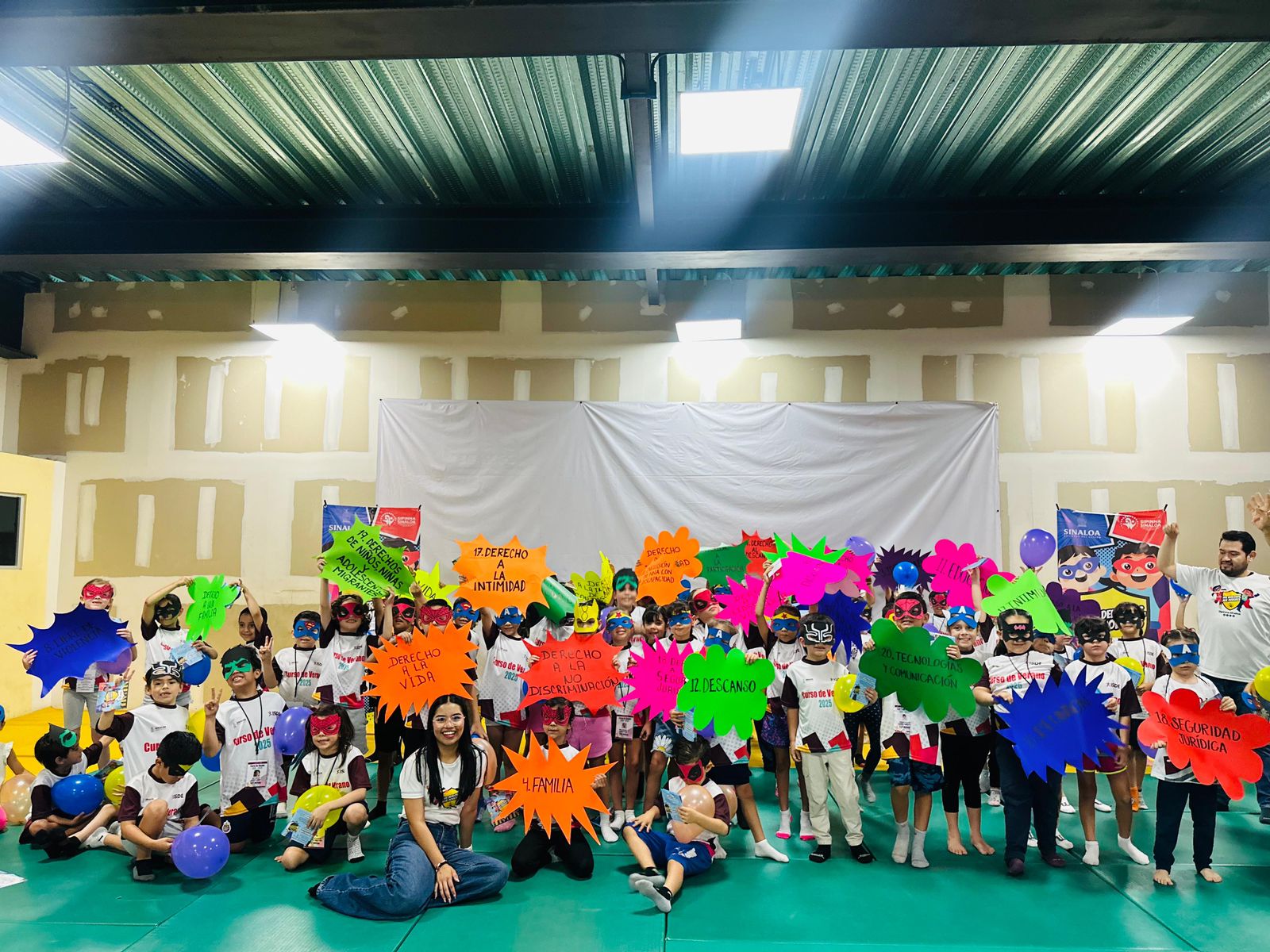 Más de 400 niños, niñas y adolescentes sinaloenses refuerzan sus derechos en curso de verano: Sipinna