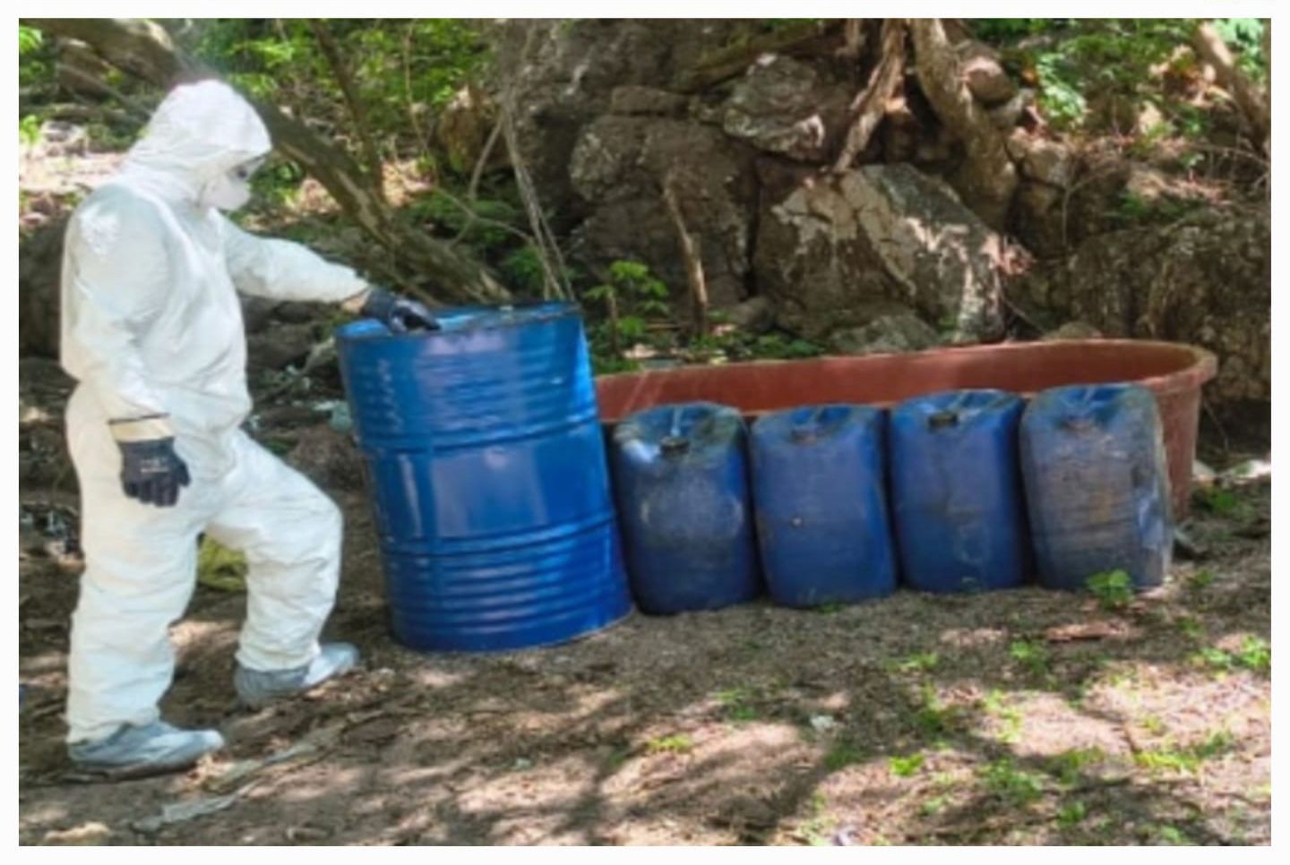 Destruyen áreas de concentración para hacer drogas en Culiacán y Cosalá