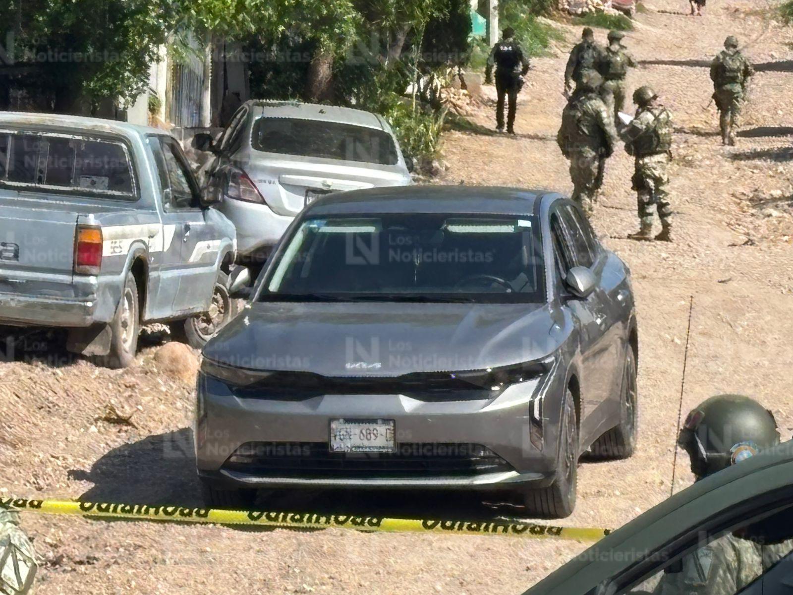 Detienen a un hombre que viajaba en un vehículo y aseguran armamento en las inmediaciones de la colonia La Progreso