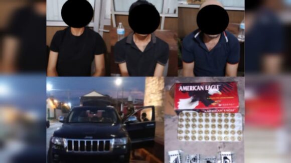 Detienen a tres civiles con cartuchos y droga en Concordia en operativo