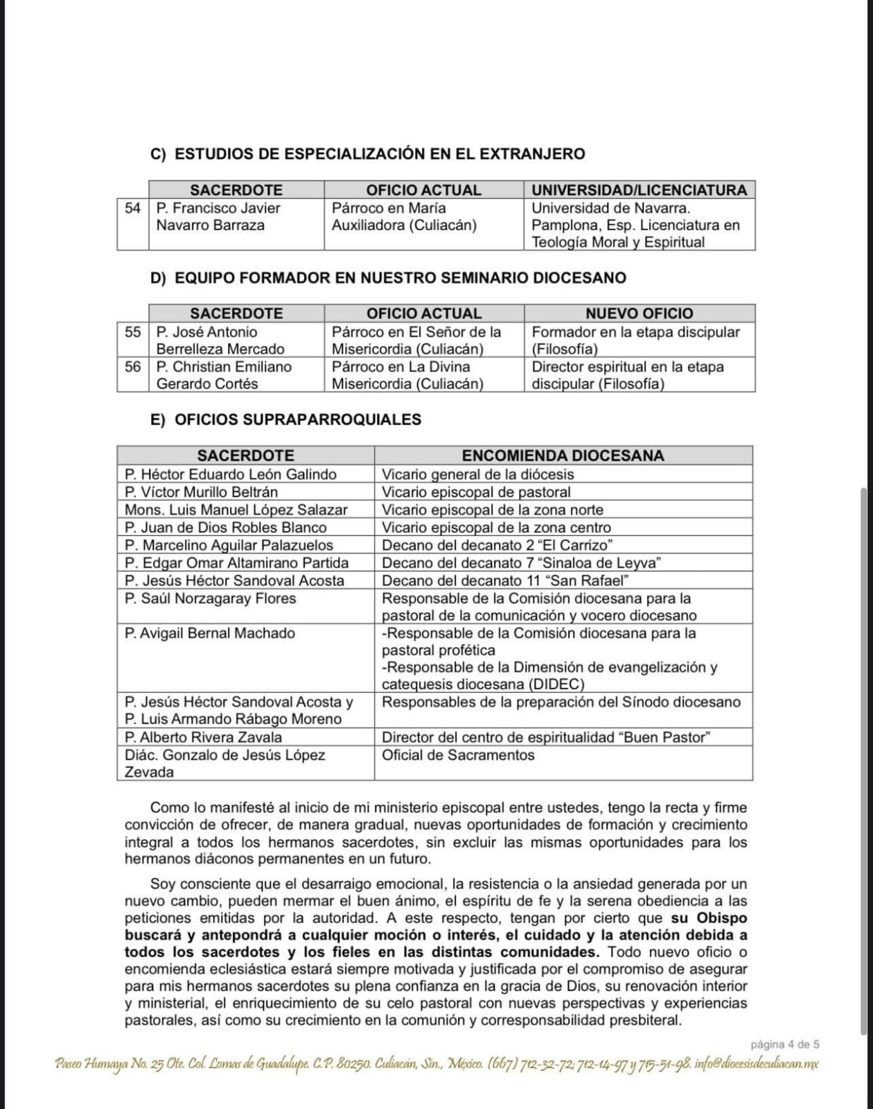 diocesis de culiacan circular
