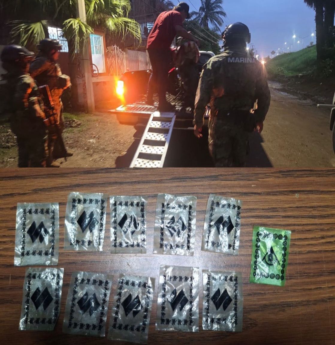 dos detenidos con droga en mazatlan