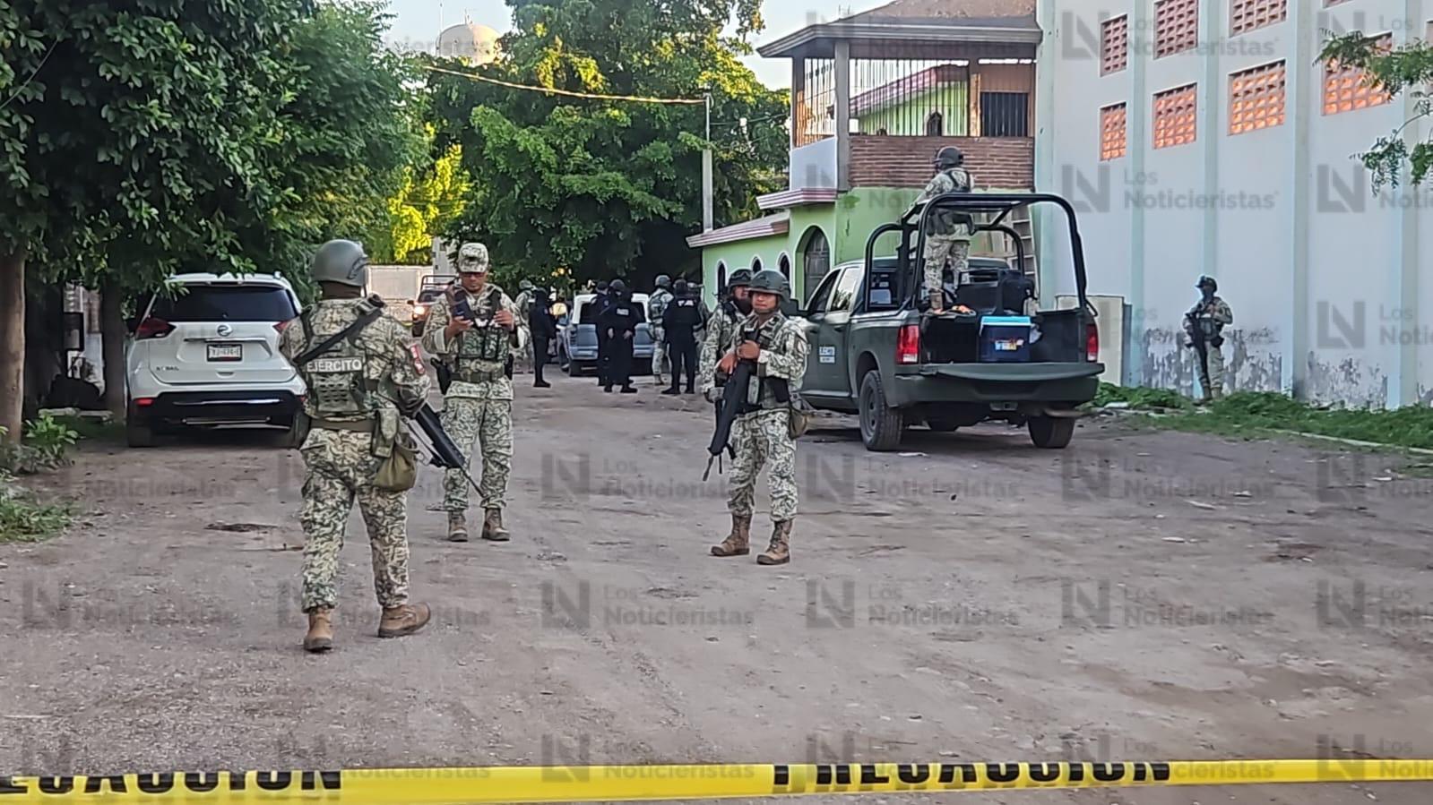 Localizan a dos hombres ejecutados en domicilio del Industrial El Palmito, en Culiacán