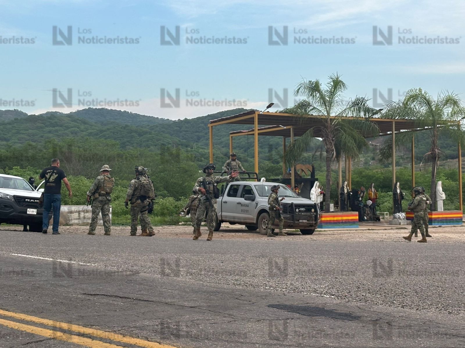 Dos muertos, un detenido y vehículos asegurados tras enfrentamiento en Alcoyonqui, Culiacán