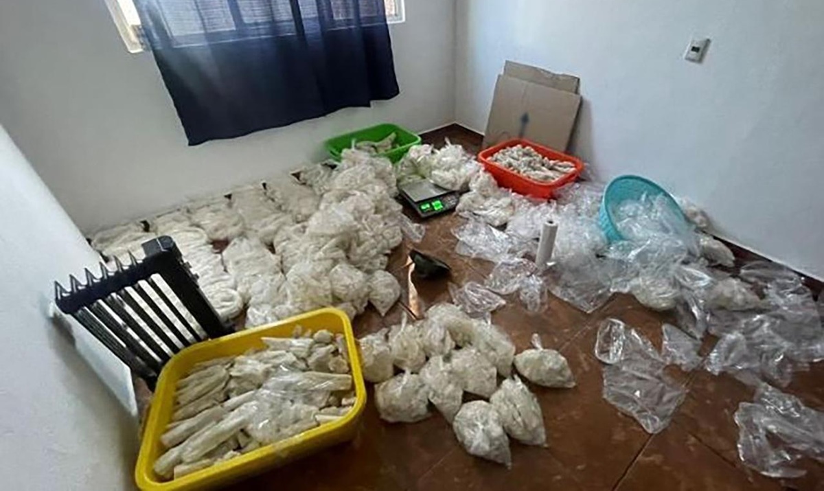 Dosis de cristal aseguradas en Michoacán