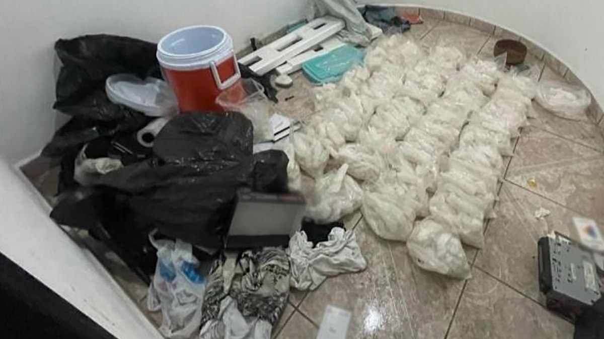 Dosis de cristal aseguradas en Michoacán