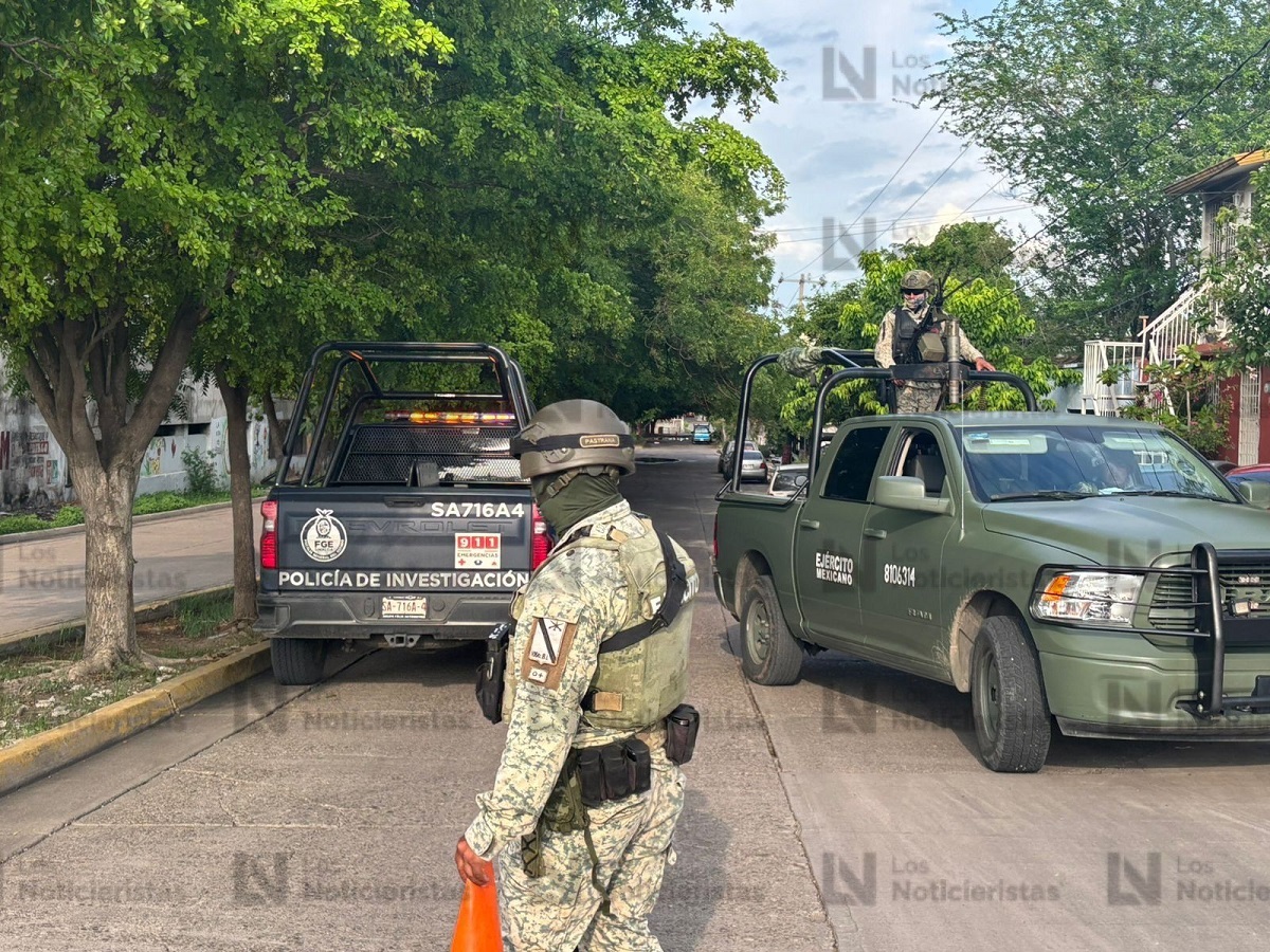 Militares en un homicidio en Culiacán