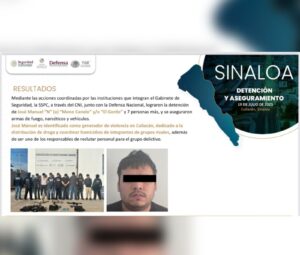 "El Mono Canelo" o “El Gordo”, es detenido en Culiacán