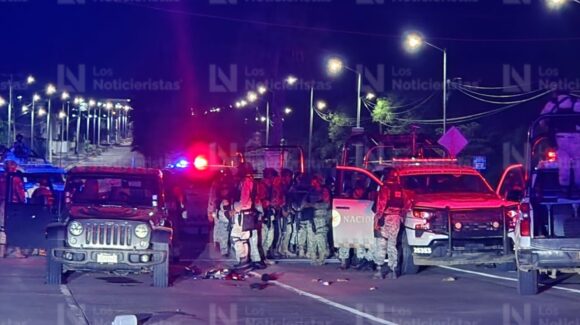 Enfrentamiento a balazos entre civiles y GN, deja tres heridos en el sector Los Ángeles de Culiacán