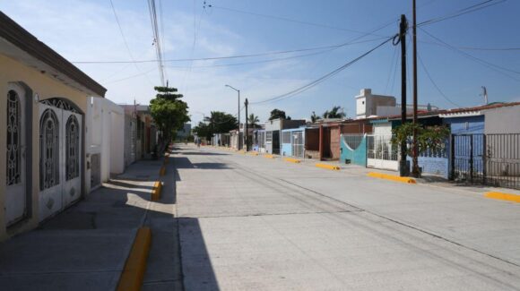 Entrega Gobierno de Mazatlán pavimentación de calles en San Jorge y la Mazatlán II