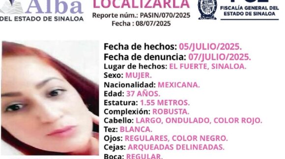 Activan Protocolo Alba para dar con Estrella Lizbeth desaparecida en El Fuerte
