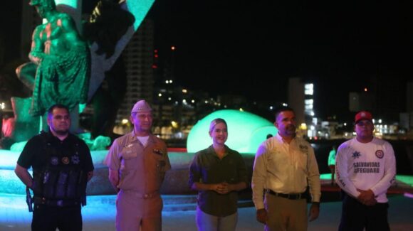 Supervisa Estrella Palacios condiciones de playas en Mazatlán ante alerta de tsunami por sismo en Rusia