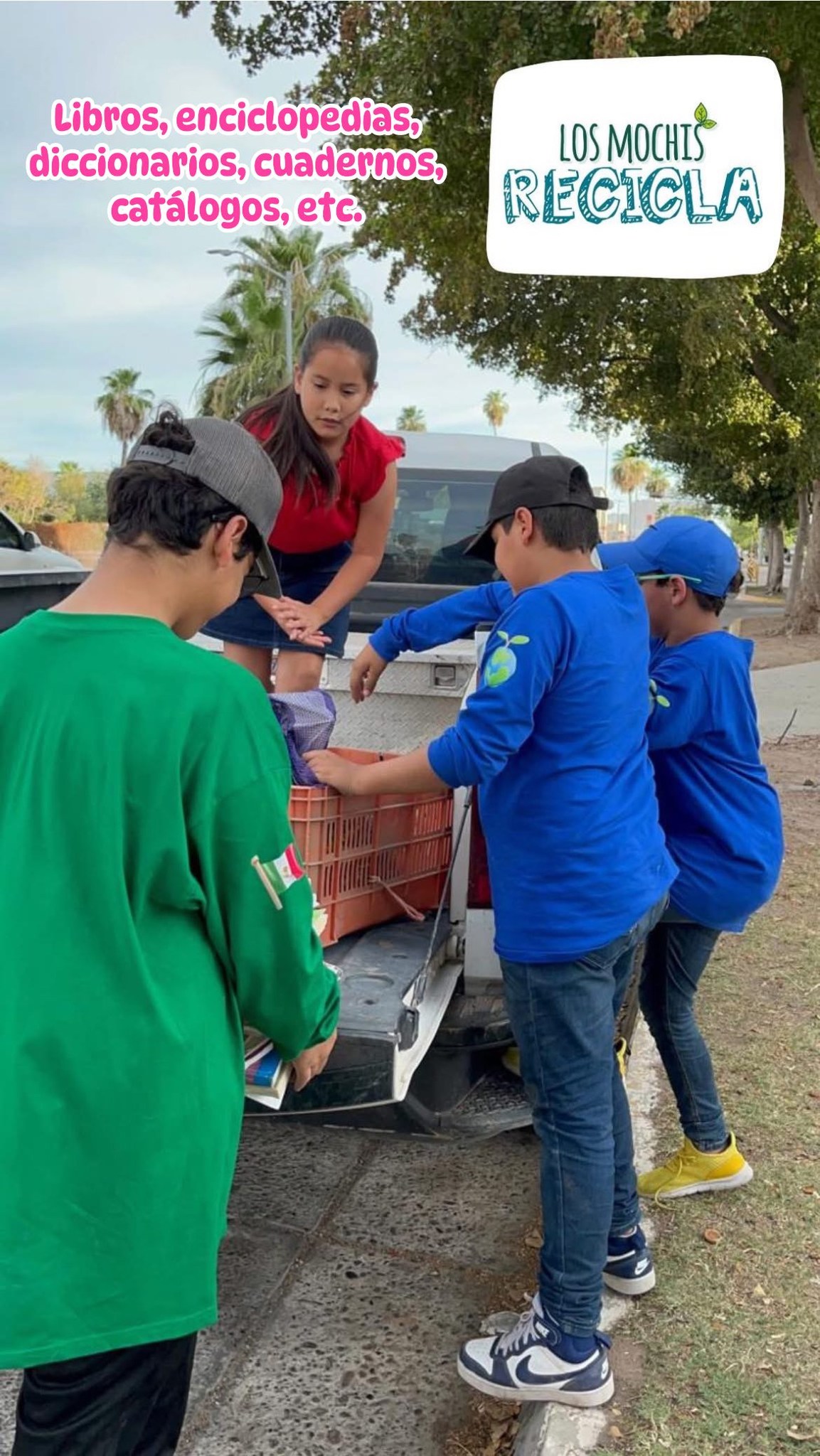 Familia de Los Mochis arma iniciativa para reciclar