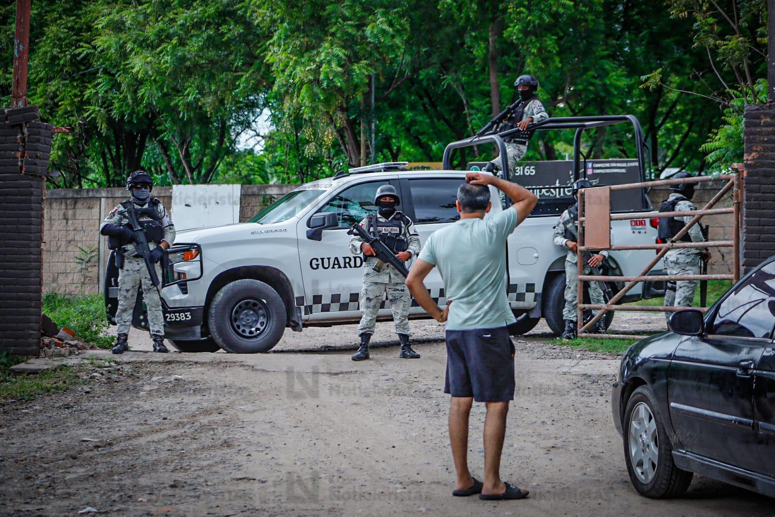 Finca en Culiacán donde asesinaron a Héctor Melesio Cuén Ojeda y privaron de su libertad a "El Mayo" Zambada, en Culiacán