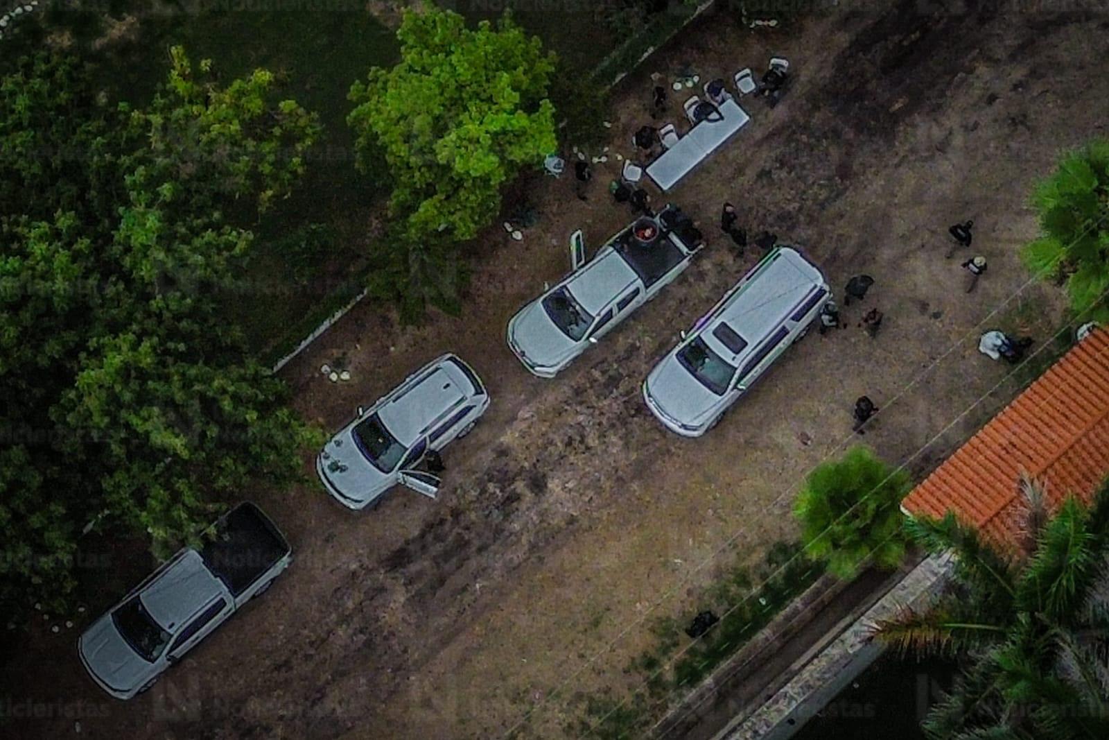 Finca en Culiacán donde asesinaron a Héctor Melesio Cuén Ojeda y privaron de su libertad a "El Mayo" Zambada, en Culiacán