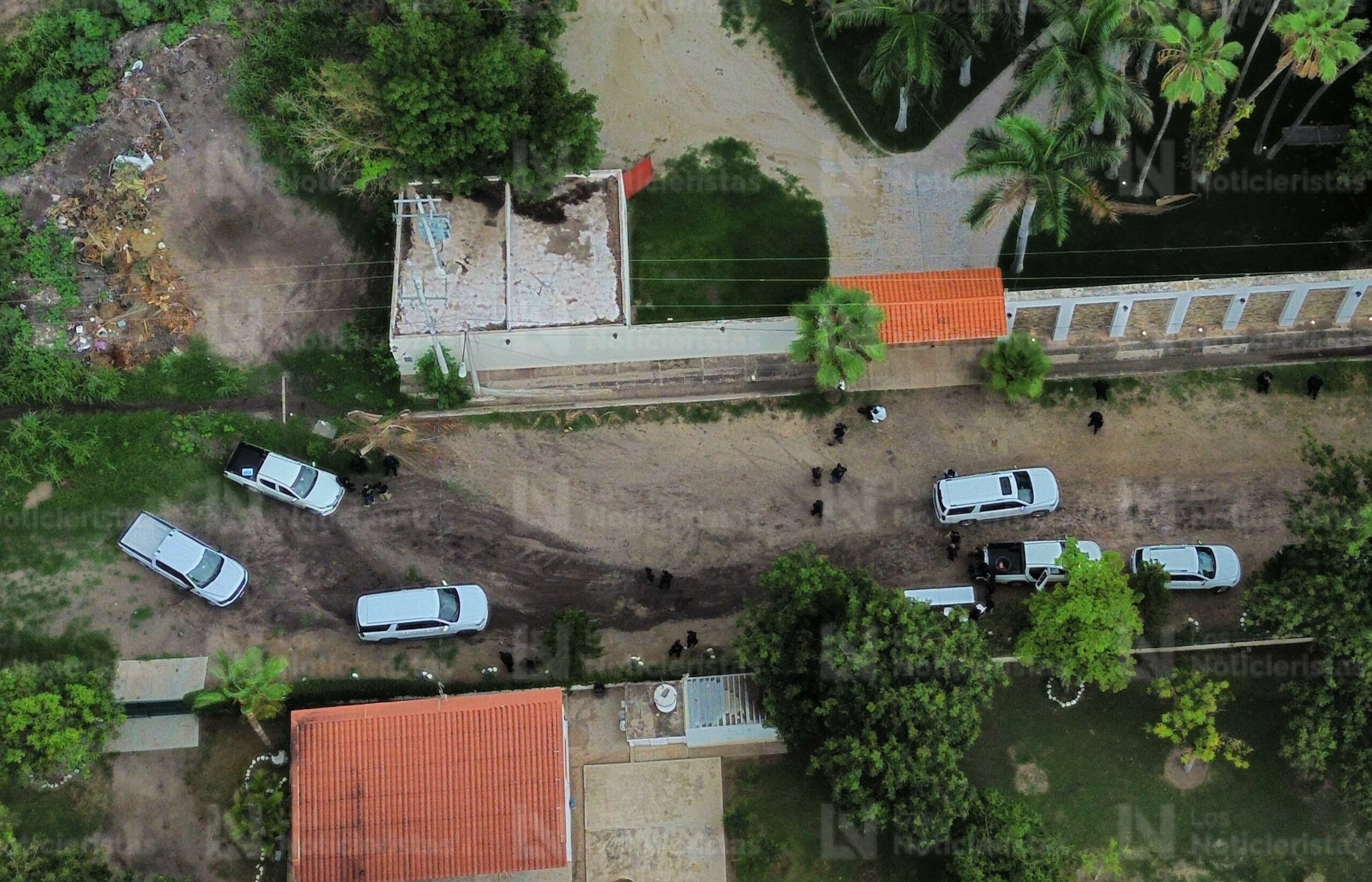 Finca en Culiacán donde asesinaron a Héctor Melesio Cuén Ojeda y privaron de su libertad a "El Mayo" Zambada, en Culiacán