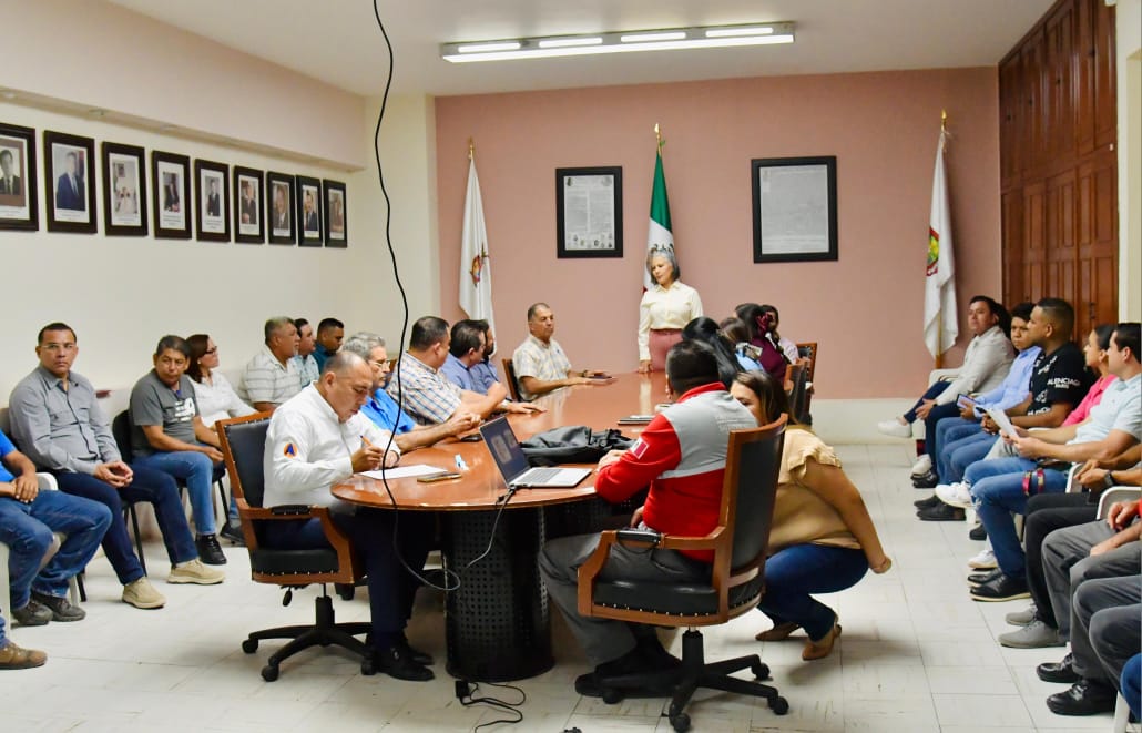 Funcionarios de Salvador Alvarado se coordinan ante posibles contingencias por lluvias