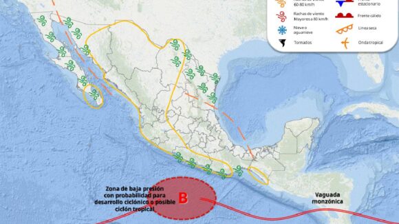 ¡Listo el relevo! La tormenta tropical Gil ya se empieza a formar en el Pacífico