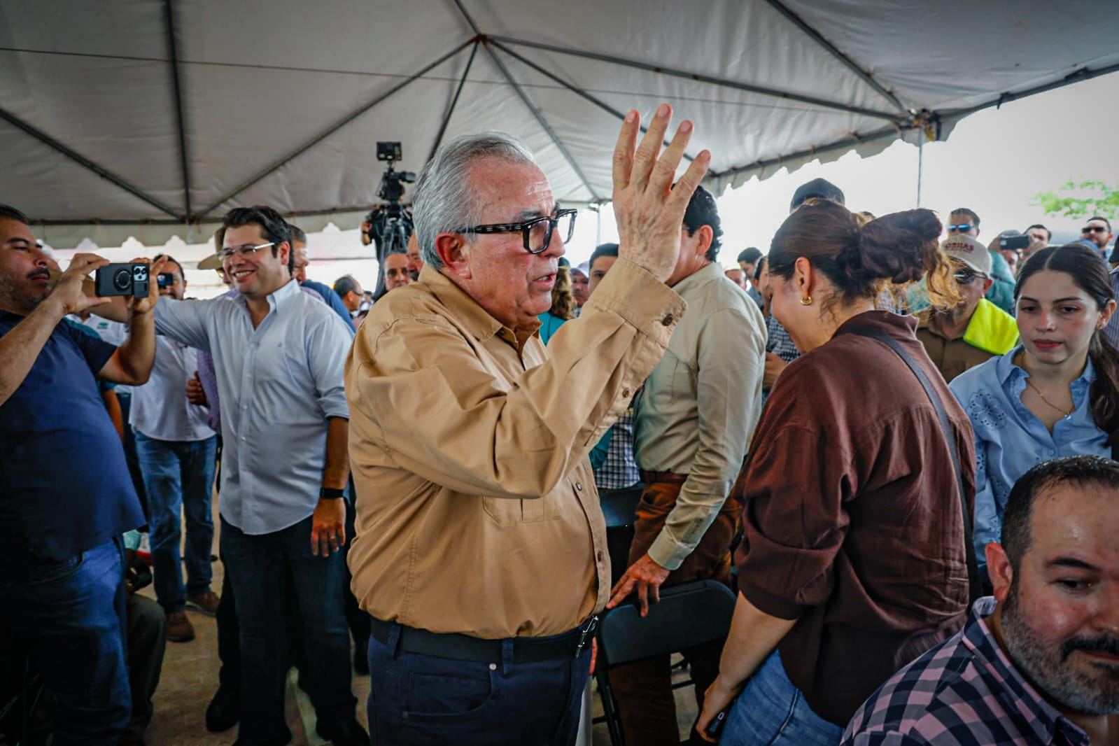 Rocha inaugura el nuevo puente Humaya en Santa Fe, Culiacán