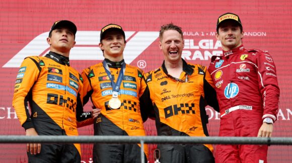McLaren hace el 1-2 en el Gran Premio de Bélgica