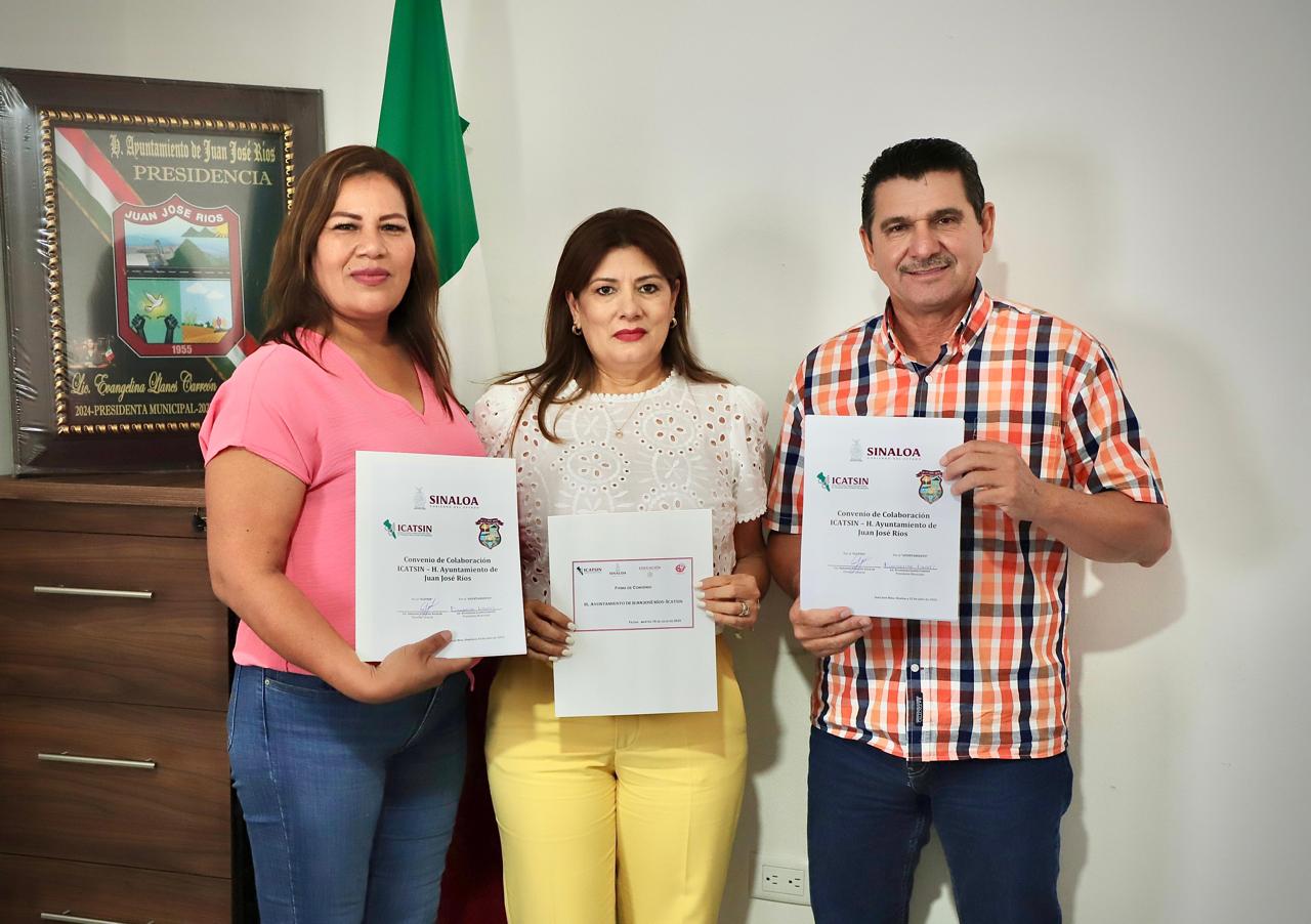Icatsin firma convenio de colaboración con el Ayuntamiento de Juan José Ríos