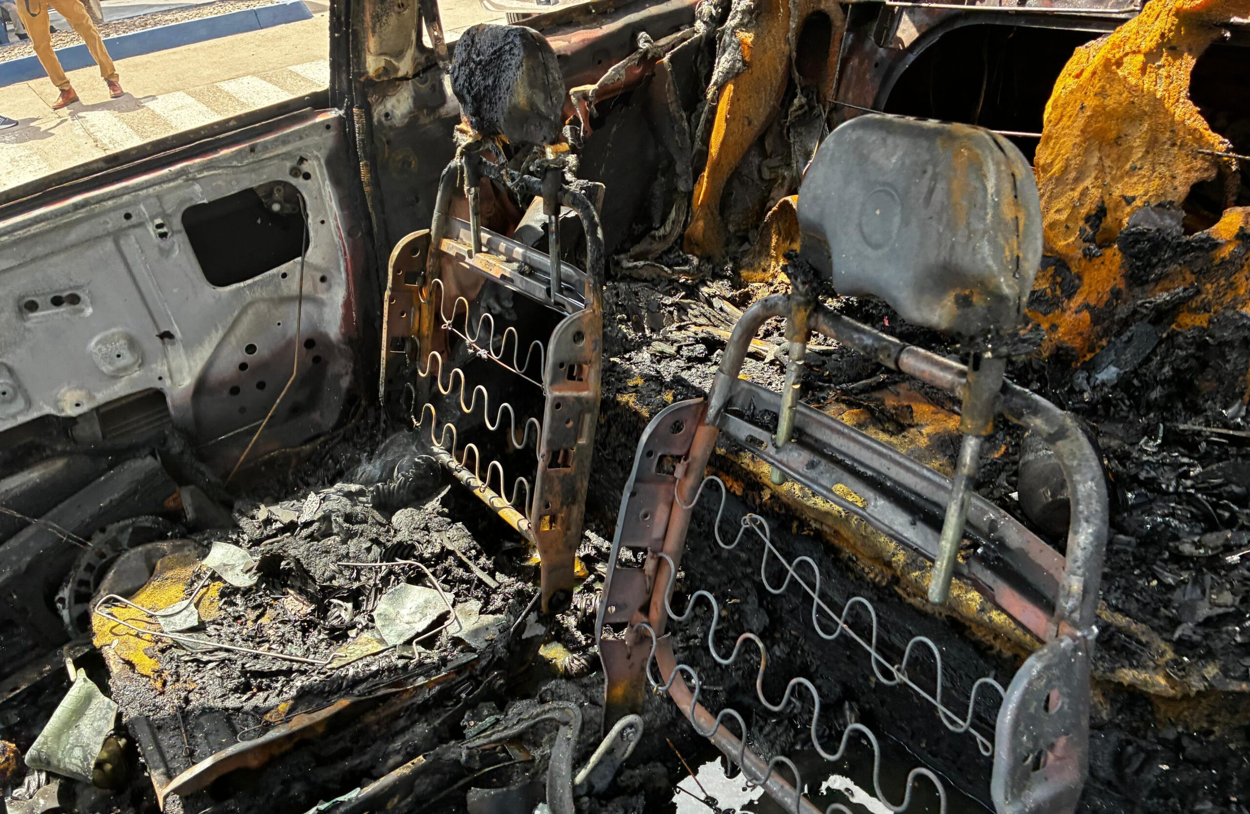 incendio de carro en la colonia bienestar en los mochis sinaloa