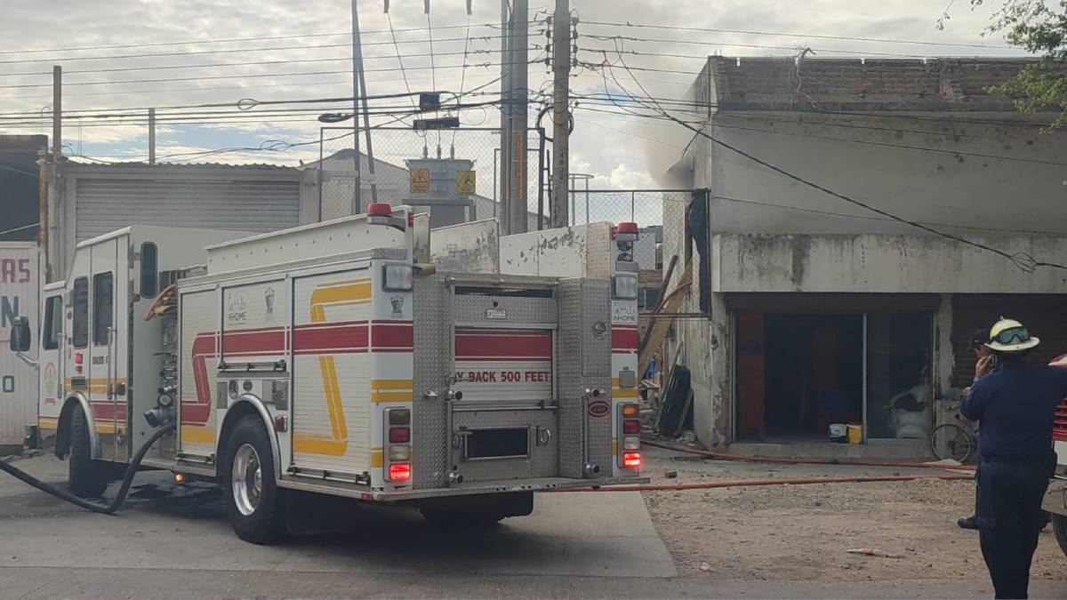 incendio en bodega de los mochis