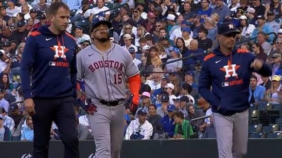 Isaac Paredes se lesiona con los Astros de Houston