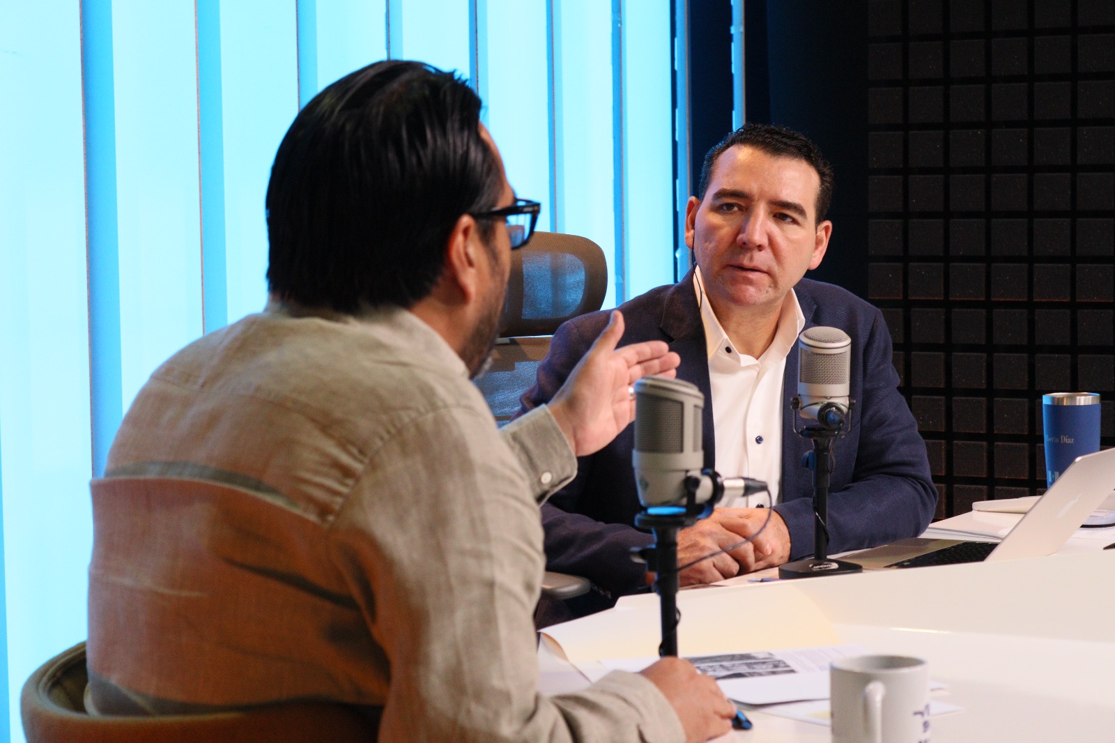 Juan de Dios Gámez Mendívil en entrevista con Luis Alberto Díaz en Los Noticieristas