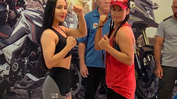 ¡Vencen la báscula! Karen Rubio y Karla Islas disputarán el título JC Chávez este viernes