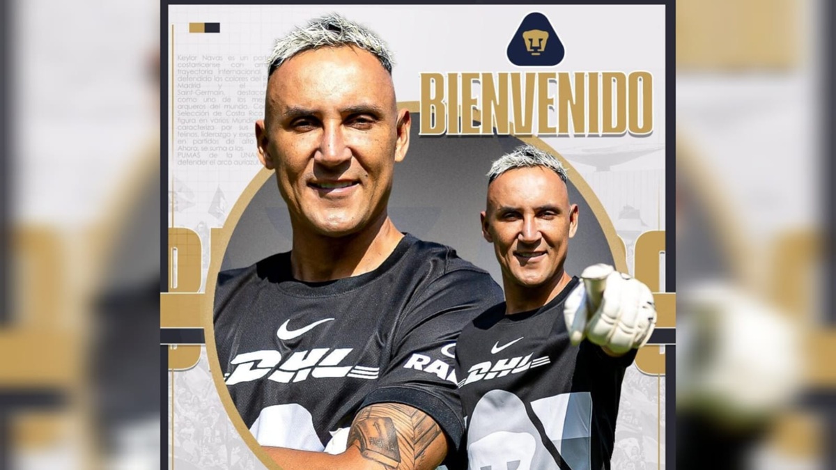 Keylor Navas llega a Pumas