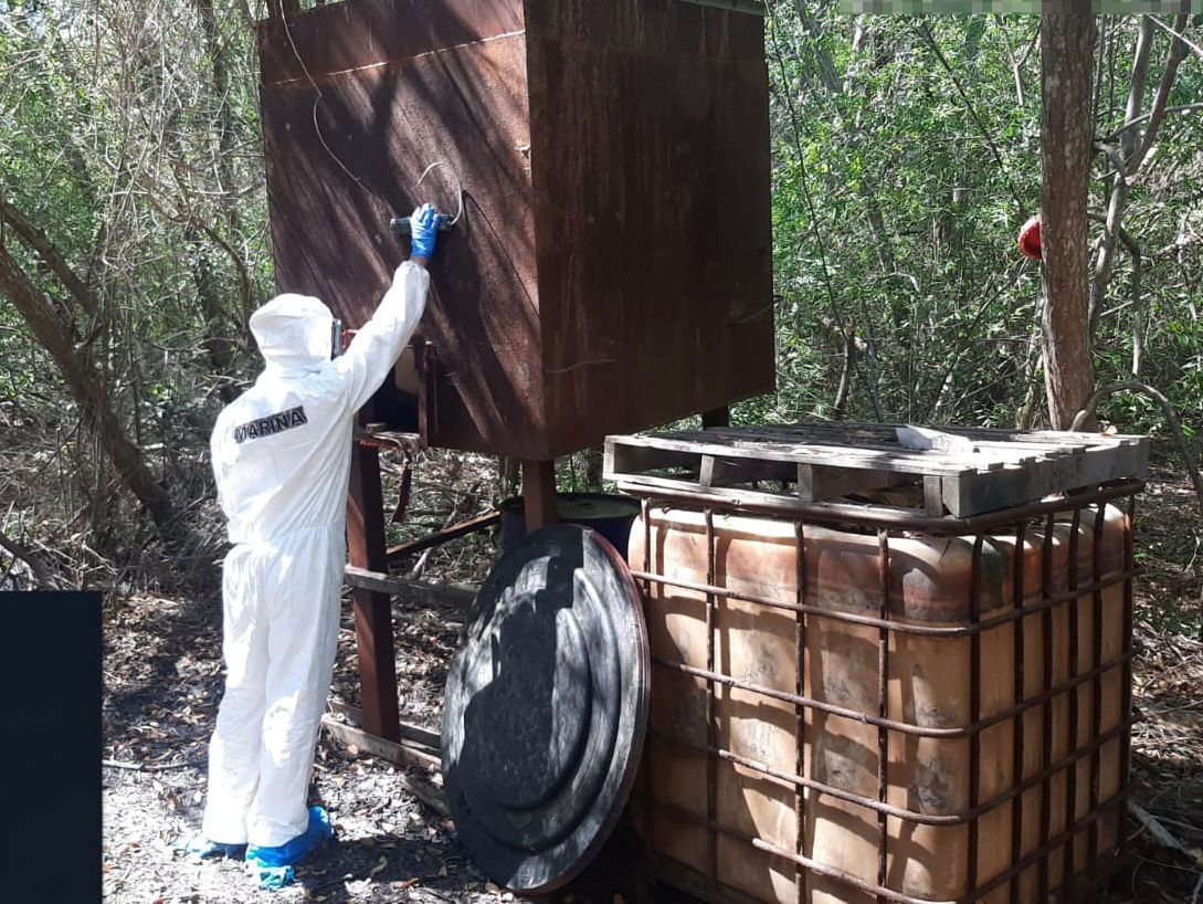 Neutralizan dos laboratorios clandestinos en Culiacán, afectación al crimen organizado supera los mil mdp