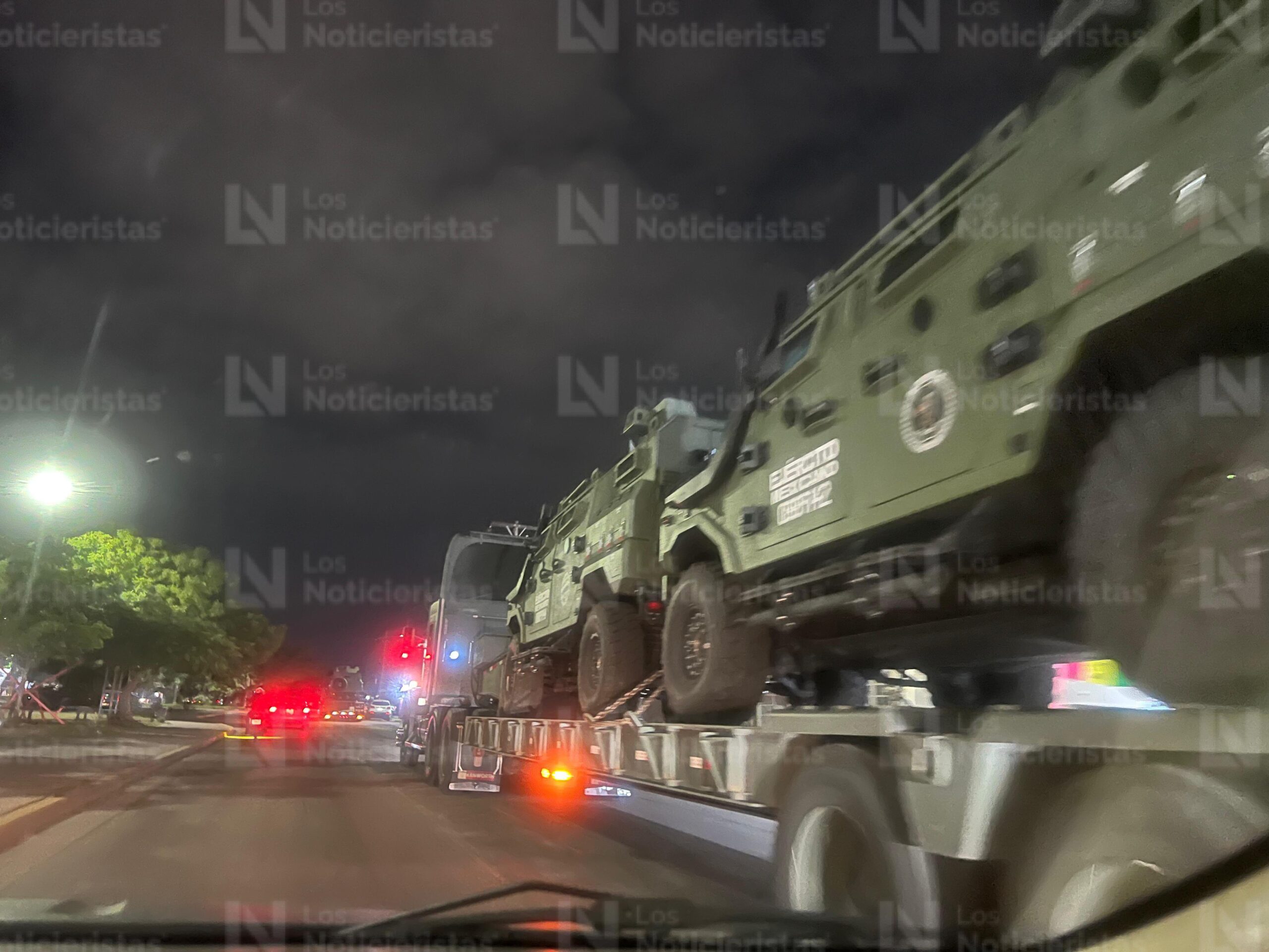 Llegan vehículos Ocelotl del Ejército Mexicano a Mazatlán