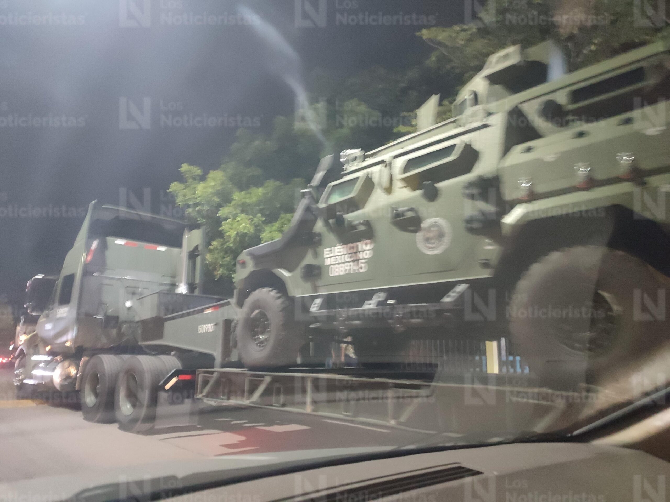 Llegan vehículos Ocelotl del Ejército Mexicano a Mazatlán
