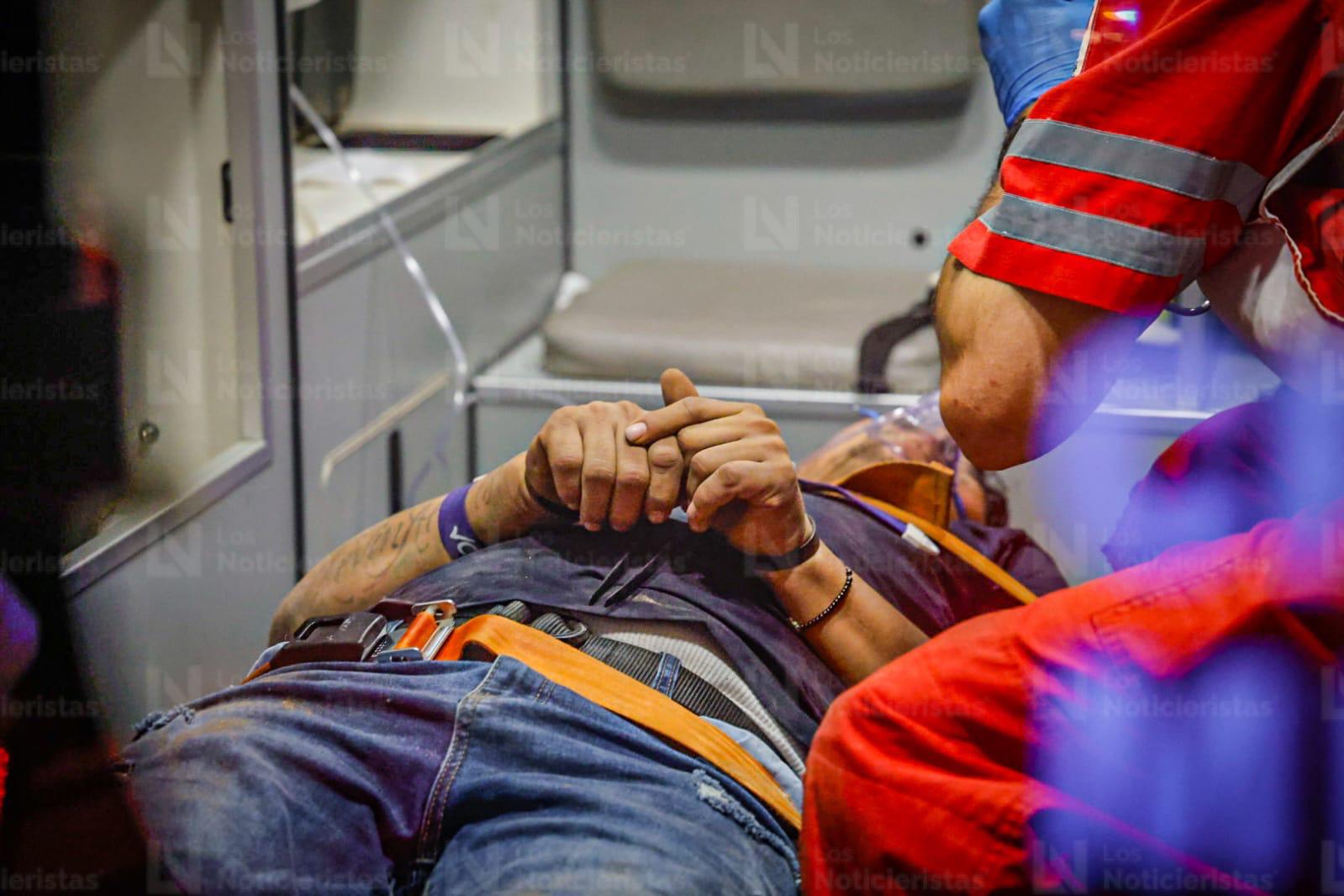 Trasladan a detenido tras balacera en Bellavista, Culiacán, a recibir atención médica