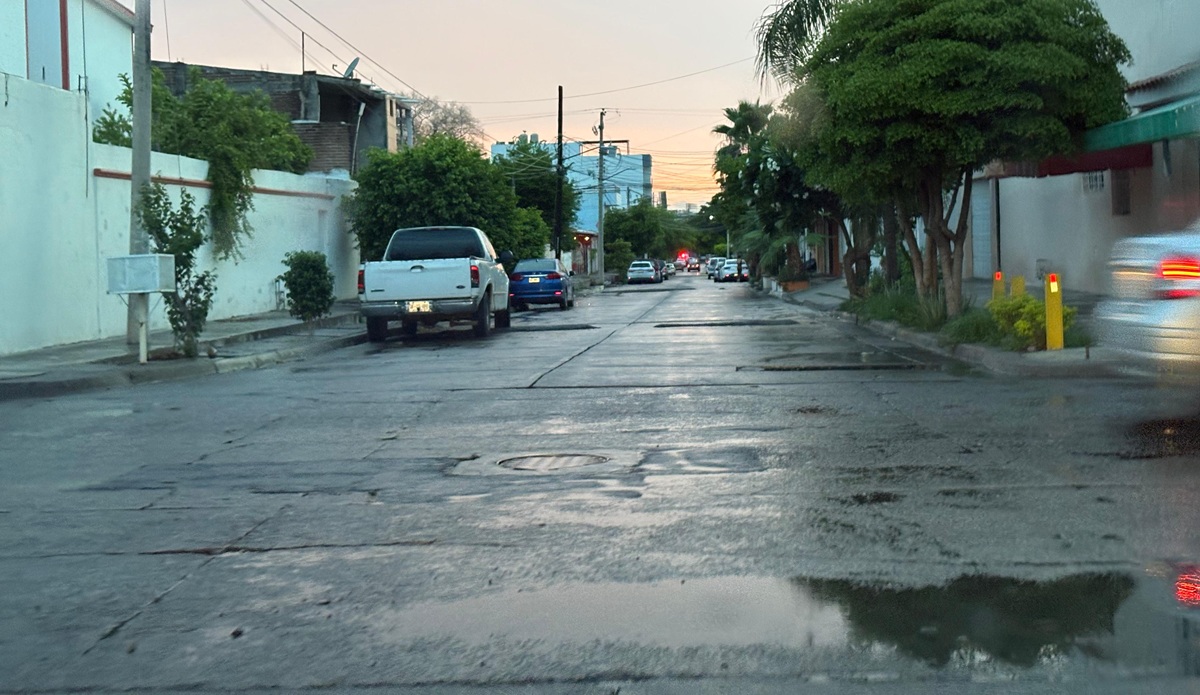 Lluvias moderadas en Culiacán