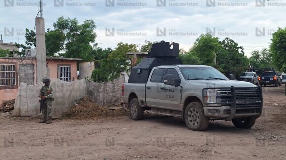 Marinos aseguraban un inmueble y así fue como encontraron un cadáver en Villa Juárez, Navolato