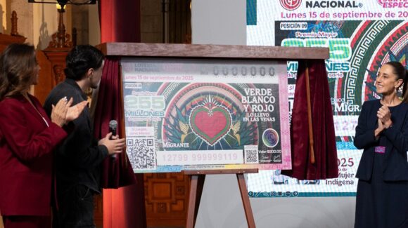 ‘México se escribe con M de Migrante’: Lotería Nacional dedica sorteo a los connacionales en EU