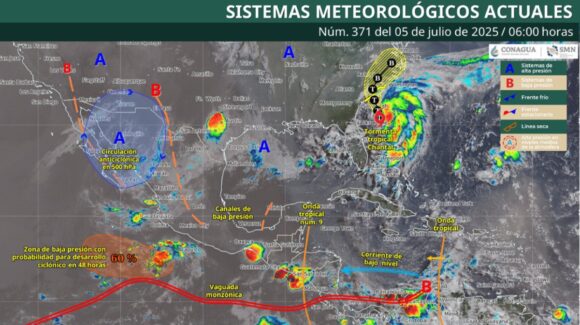 Pronóstico del clima | Se esperan lluvias intensas y un calor extremo en estos territorios de México