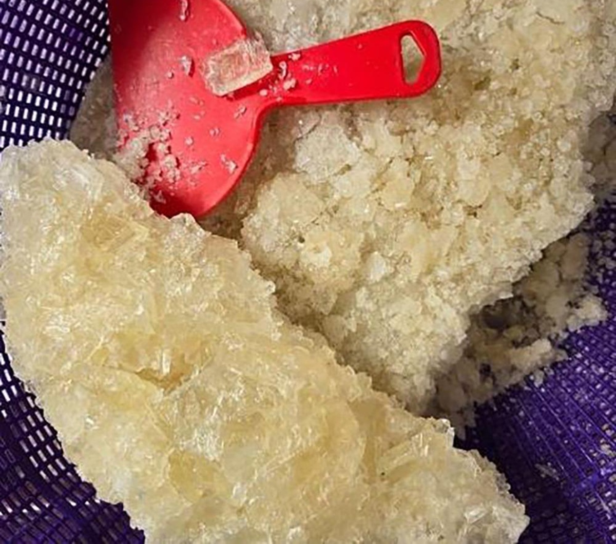 Metanfetamina asegurada en Michoacán