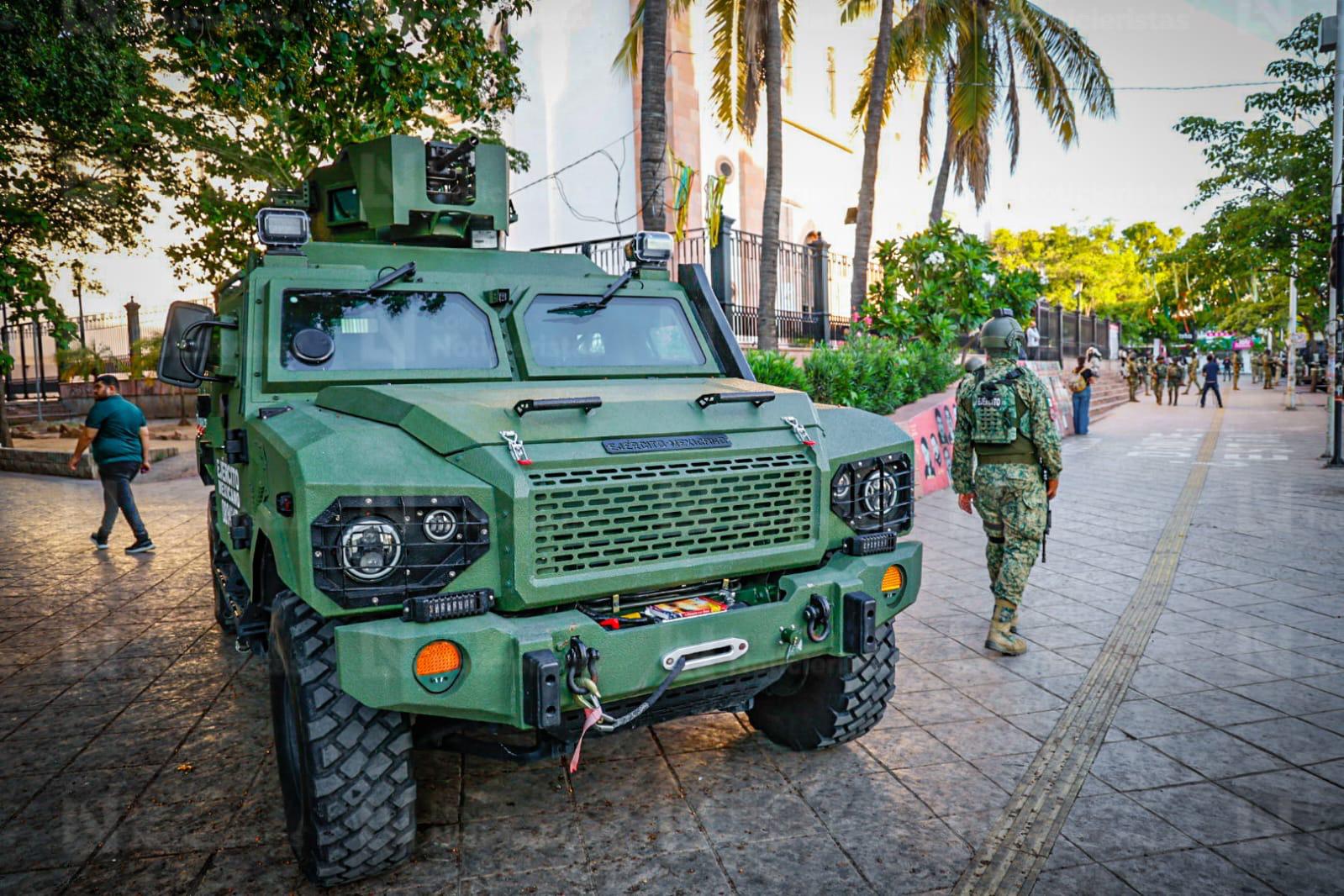 Autoridades de seguridad realizan operativo sobre la Álvaro Obregón, en Culiacán