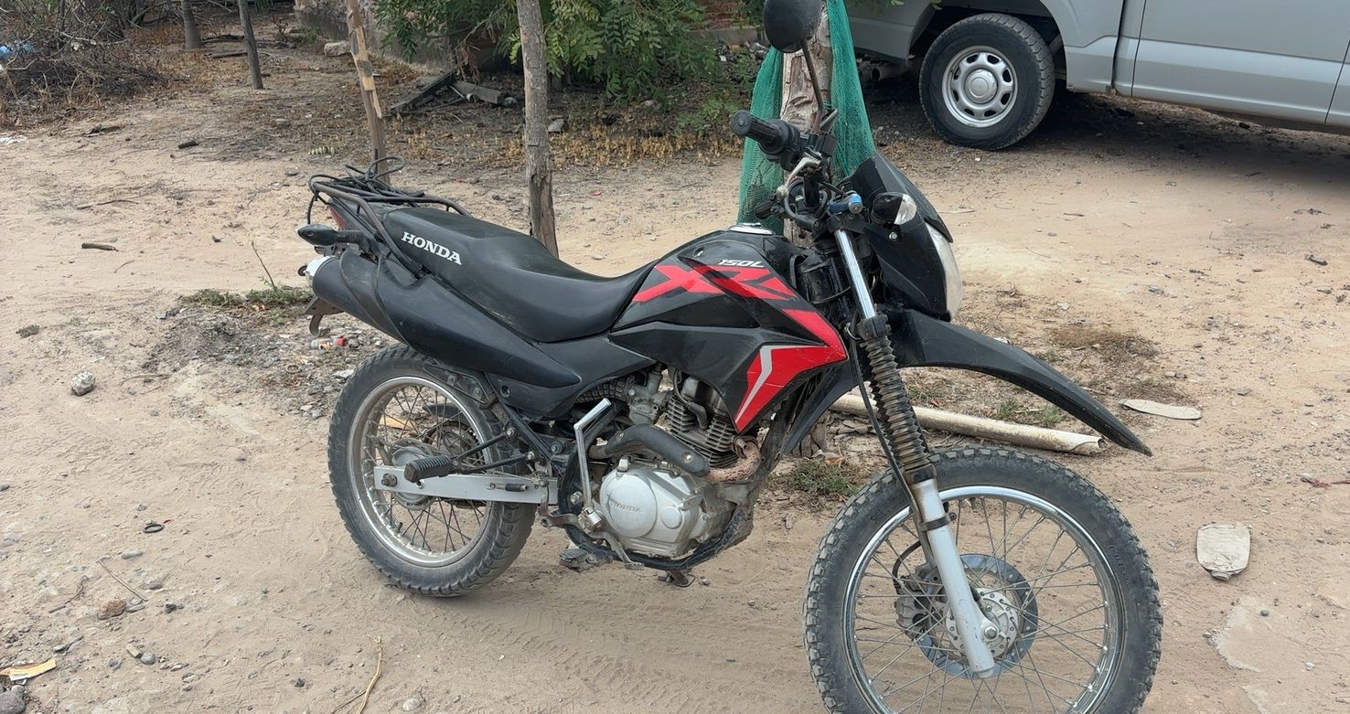 motocicleta recuperada por la Marina en Mazatlán