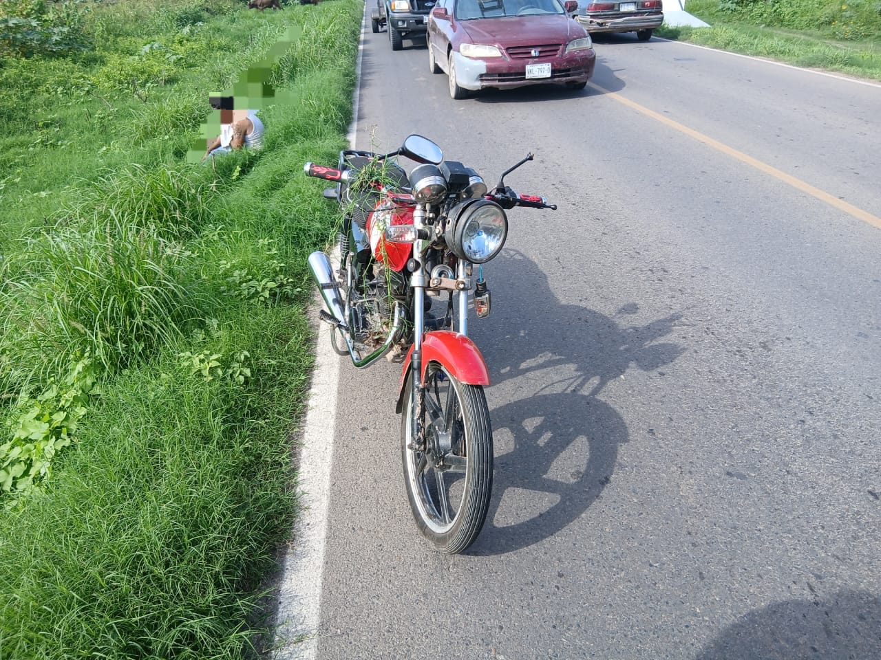 motociclista lesionada en guasave
