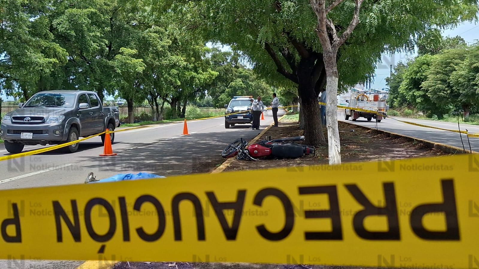 Muere Francisco Javier tras derrape de moto en Navolato