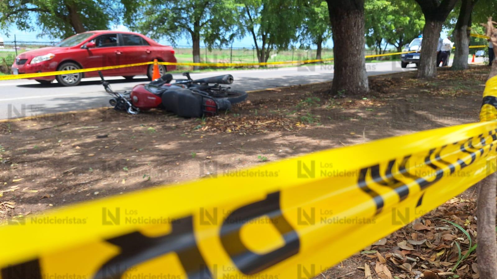 Muere Francisco Javier tras derrape de moto en Navolato